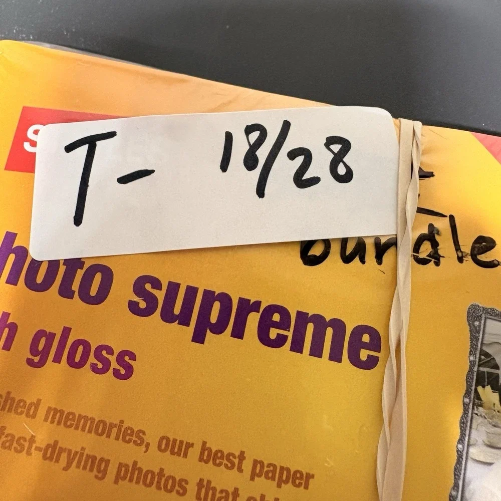 Staples Photo‎ Supreme High Gloss Photo Paper 4x6 15 Sheets Sample Packs